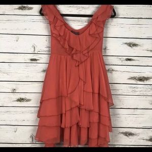 ✨ NEW Alythea orange ruffle summer dress